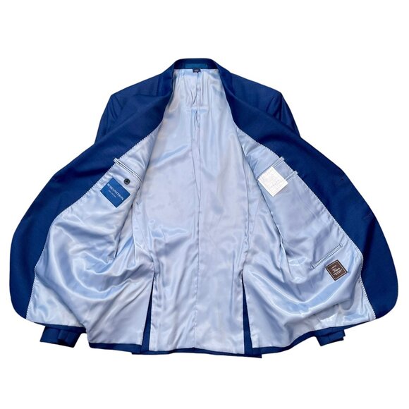 Rubensteins Ronaldo Jacket 42R Cobalt Blue NWT - Picture 3 of 8